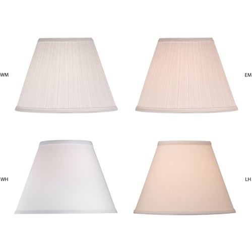 7x14.375x11 1.5" drop  Parchment Hardback Lampshade